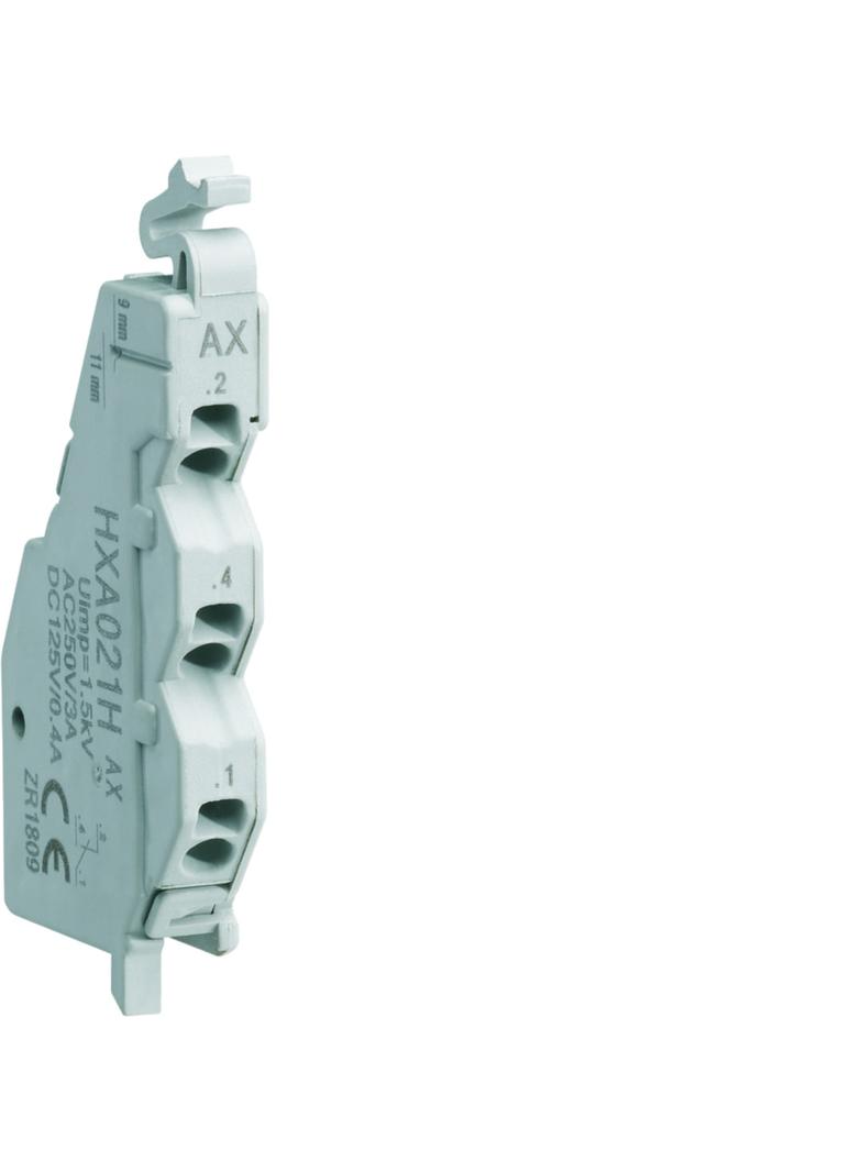 Styk pomocniczy x160-P160-x250-P250-x630-P630 1P 250VAC HXA021H HAGER