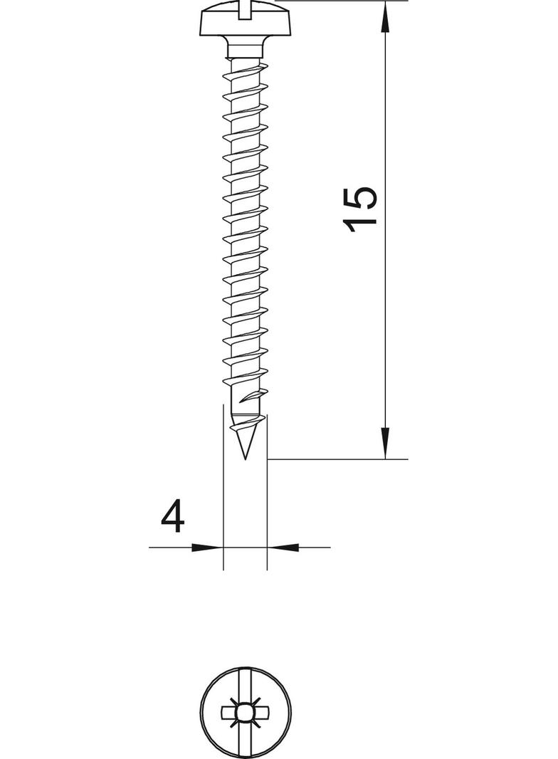 ŚRUBY GOLDEN SPRINT 4X15
