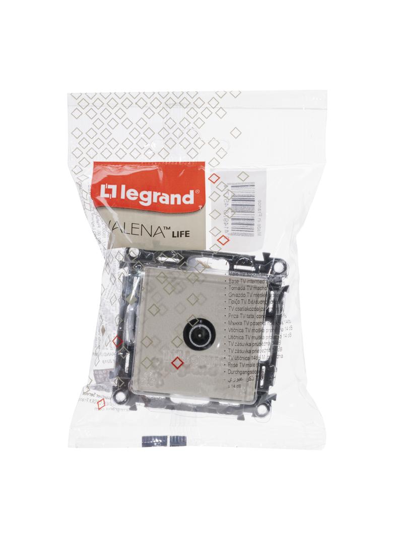 VALENA LIFE GNIAZDO TV PRZELOTOWE KREMOWE, Legrand