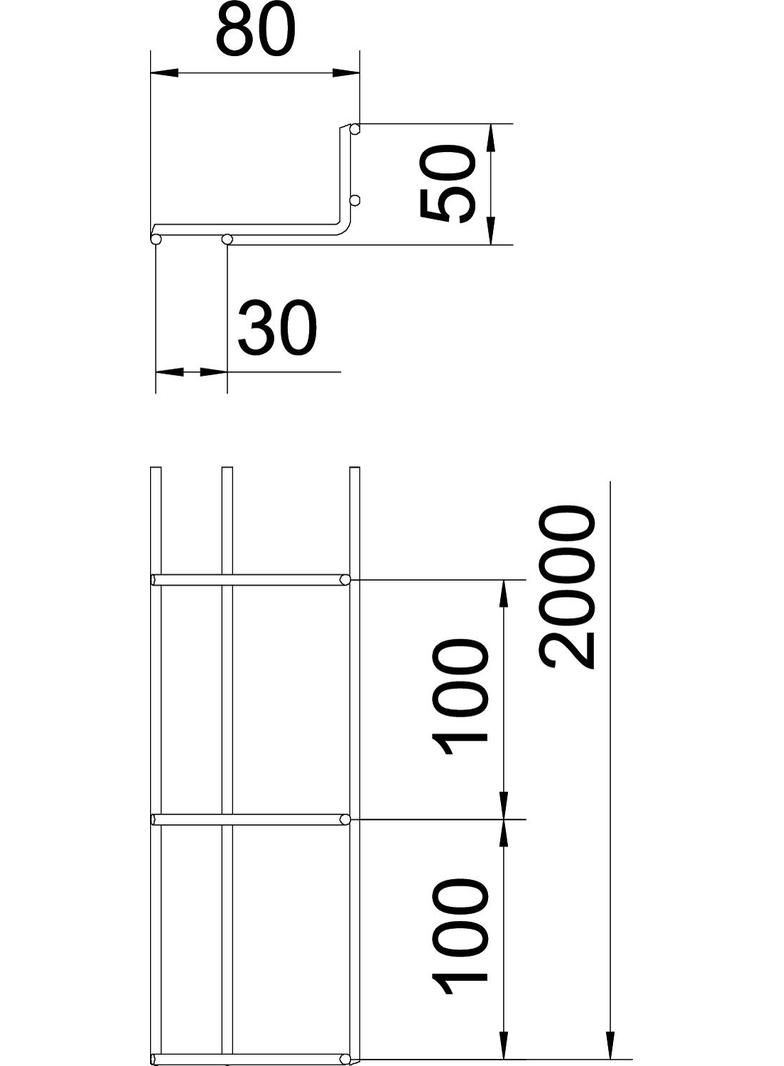 GW 40/80, KĄTOWNIK KORYTK.SIATK.2000MM FT