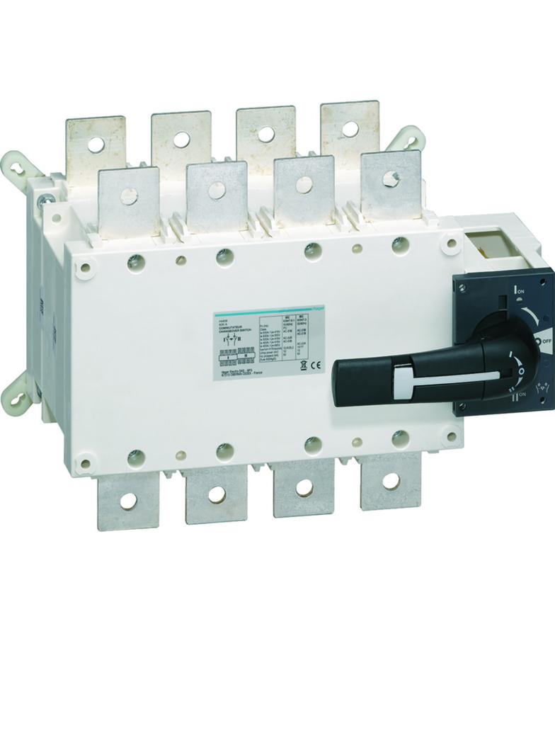 Przełącznik zasilania I-0-II 4P 630A HI458 HAGER