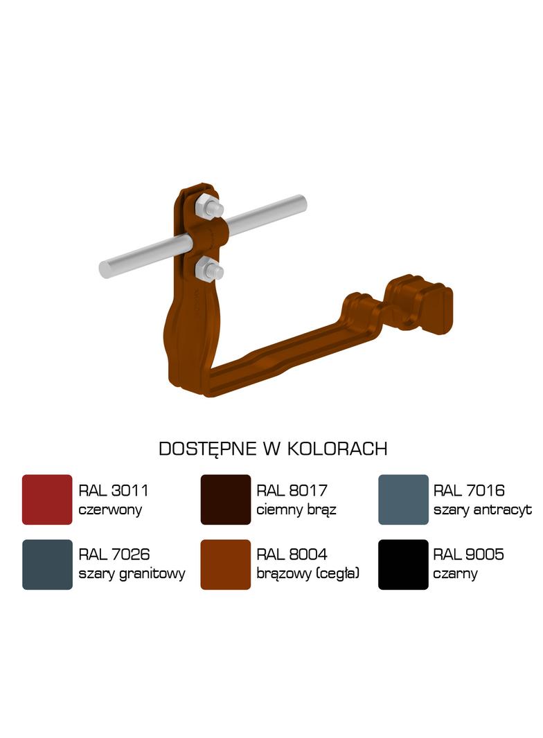 AN-28E/LA/-N Uchwyt dach.prof.skr.Z-śr. WZÓR 9 H=10cm /LA/
