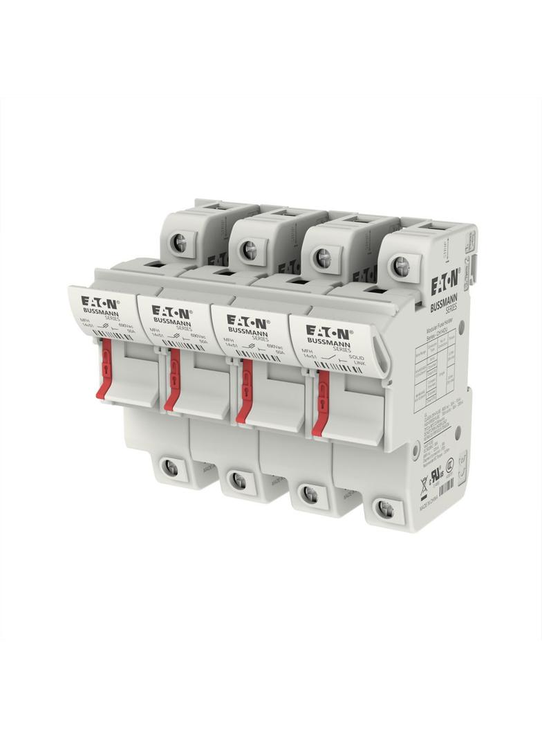 3 Pole 14x51 MFH Neon Indicator and Neut Podstawa wkł. cyl. 14x51 3p+1N 50A 690 Vac wskaźnik CH143DN