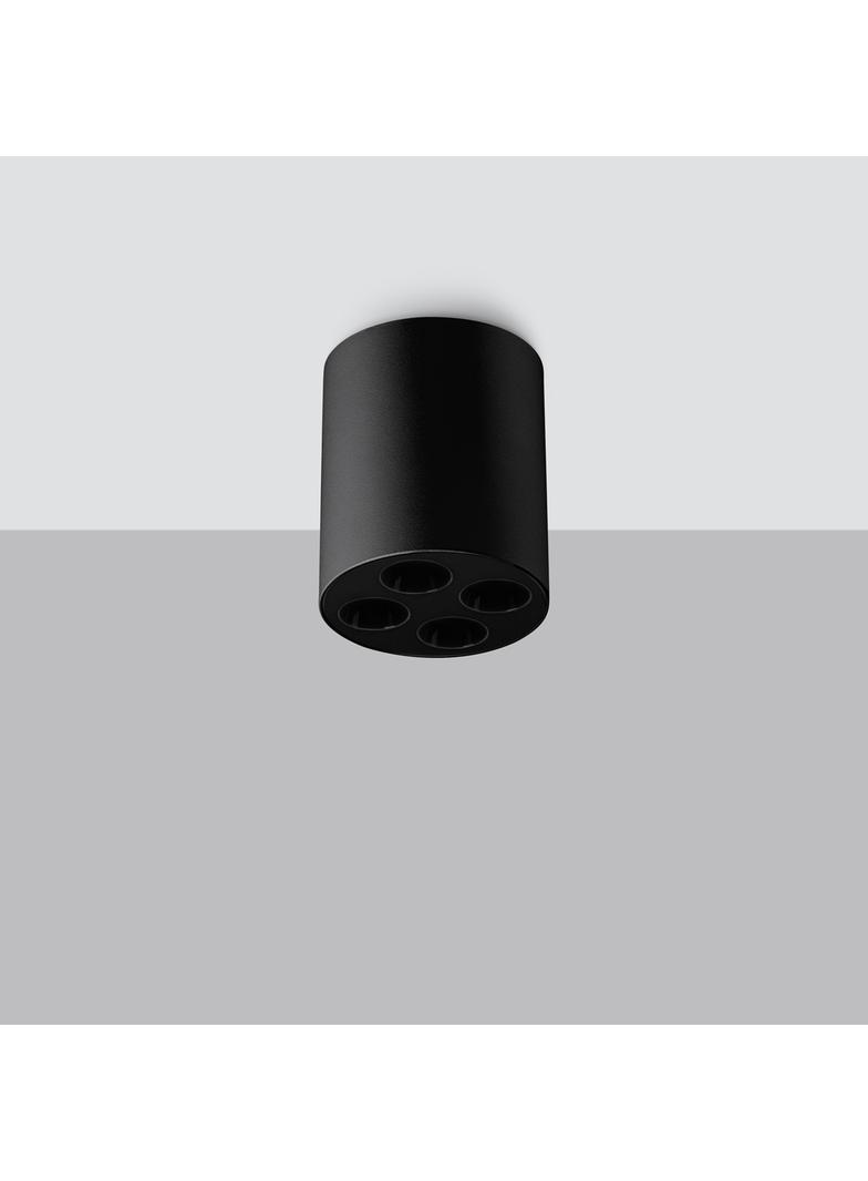 Sollux Plafon ZOE czarny LED SL.1210