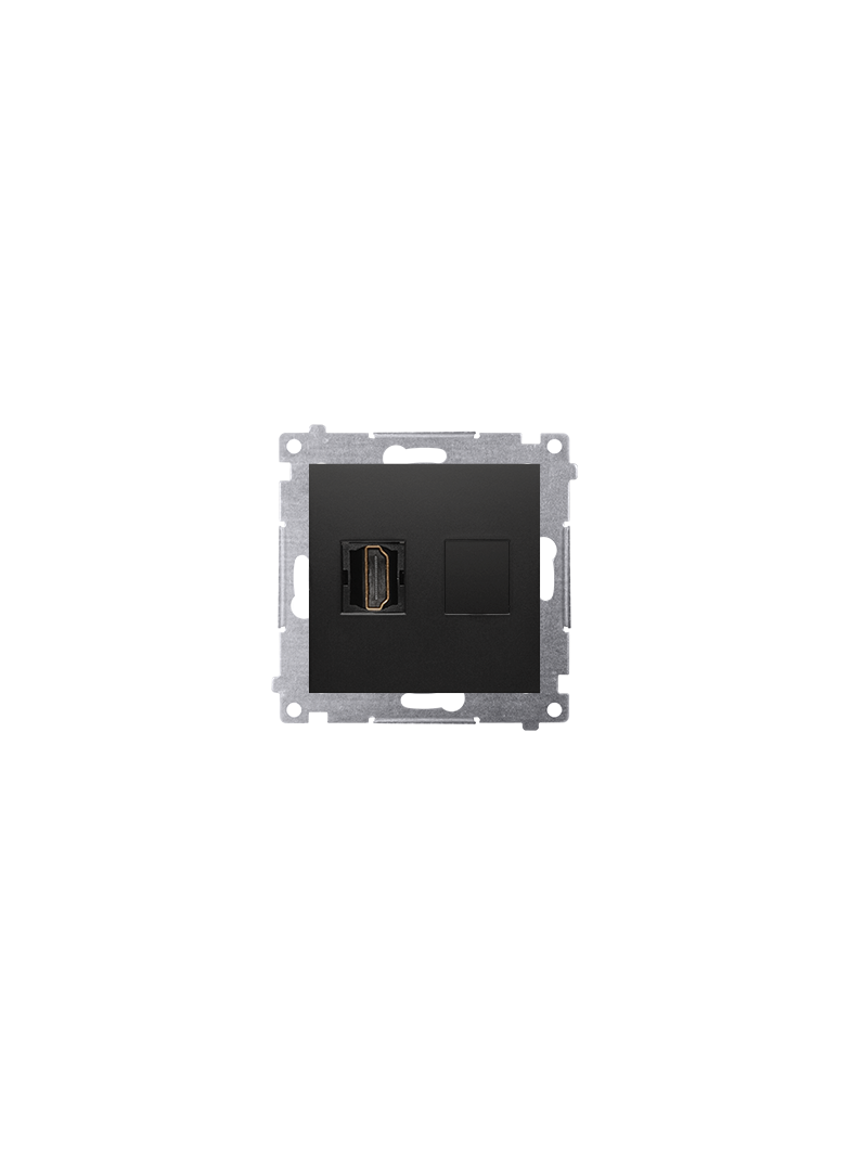 Simon 54 Gniazdo HDMI czarny DGHDMI.01/49 KONTAKT