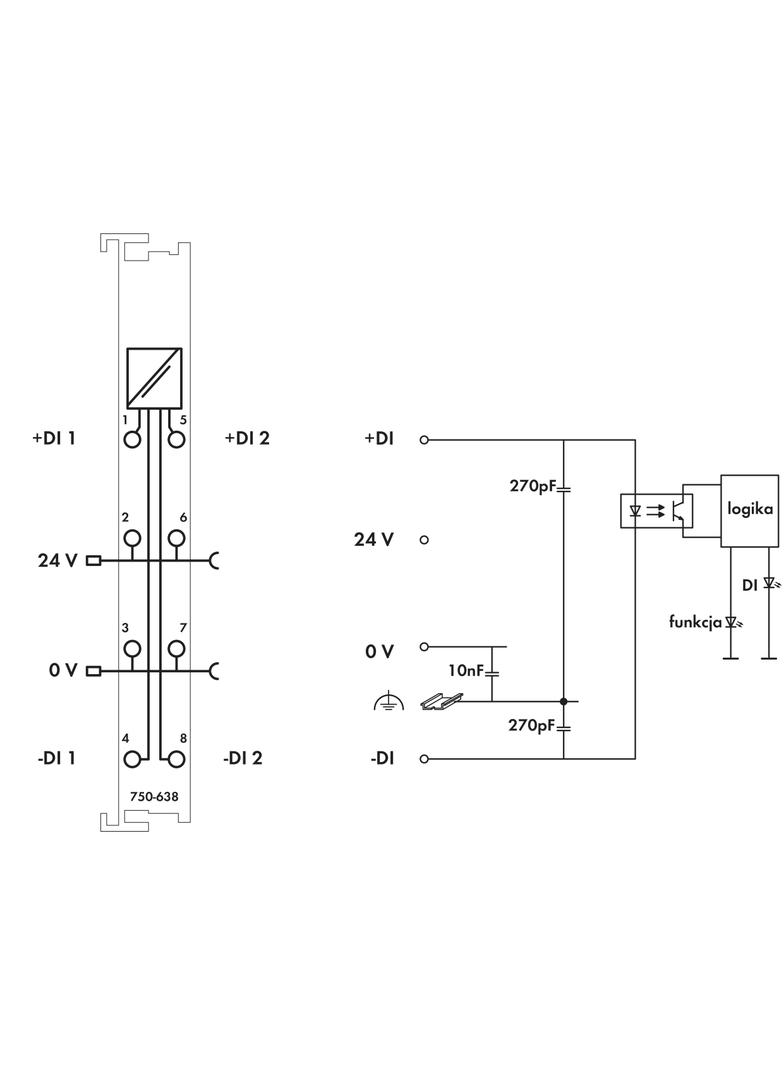 2-kanałowy licznik góra/dół 24V DC 500kHz