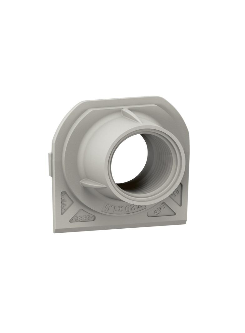 NOWE PLEXO - PRZEPUST KABLOWY - 1 WEJŚCIE - IS020 SZARY