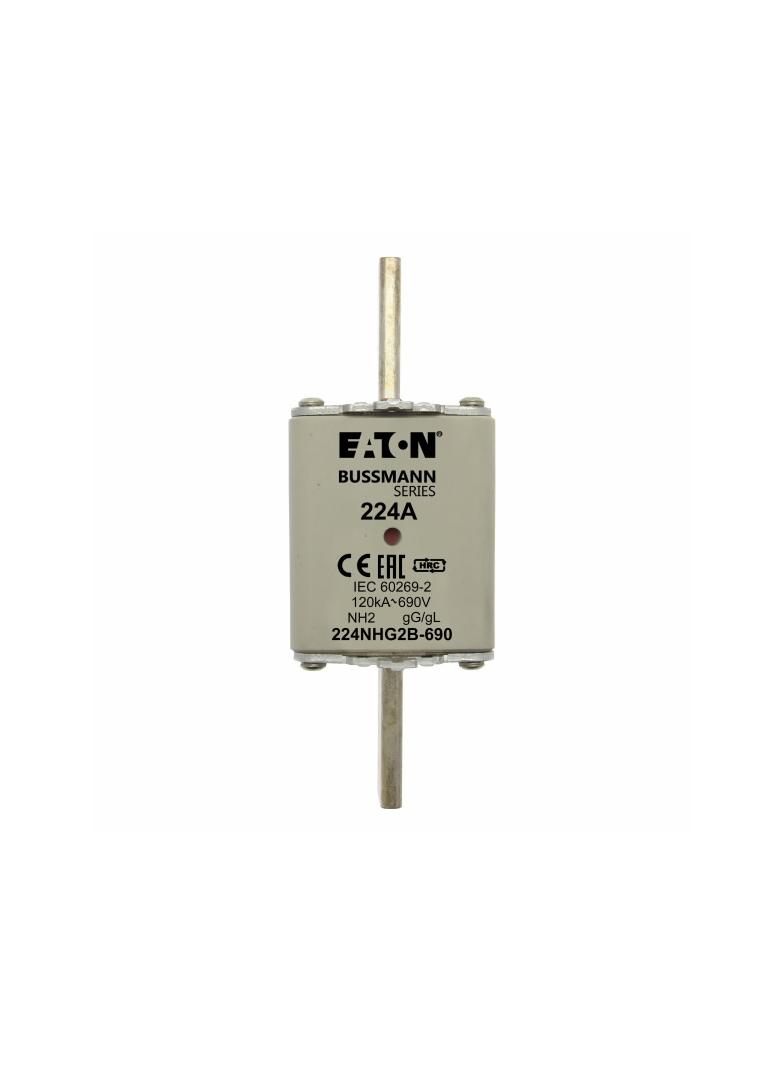 NH FUSE 224AMP 690V gG SIZE 2 Wkładka NH2 224A 690V GL/GG podwójny wskaźnik 224NHG2B-690 EATON