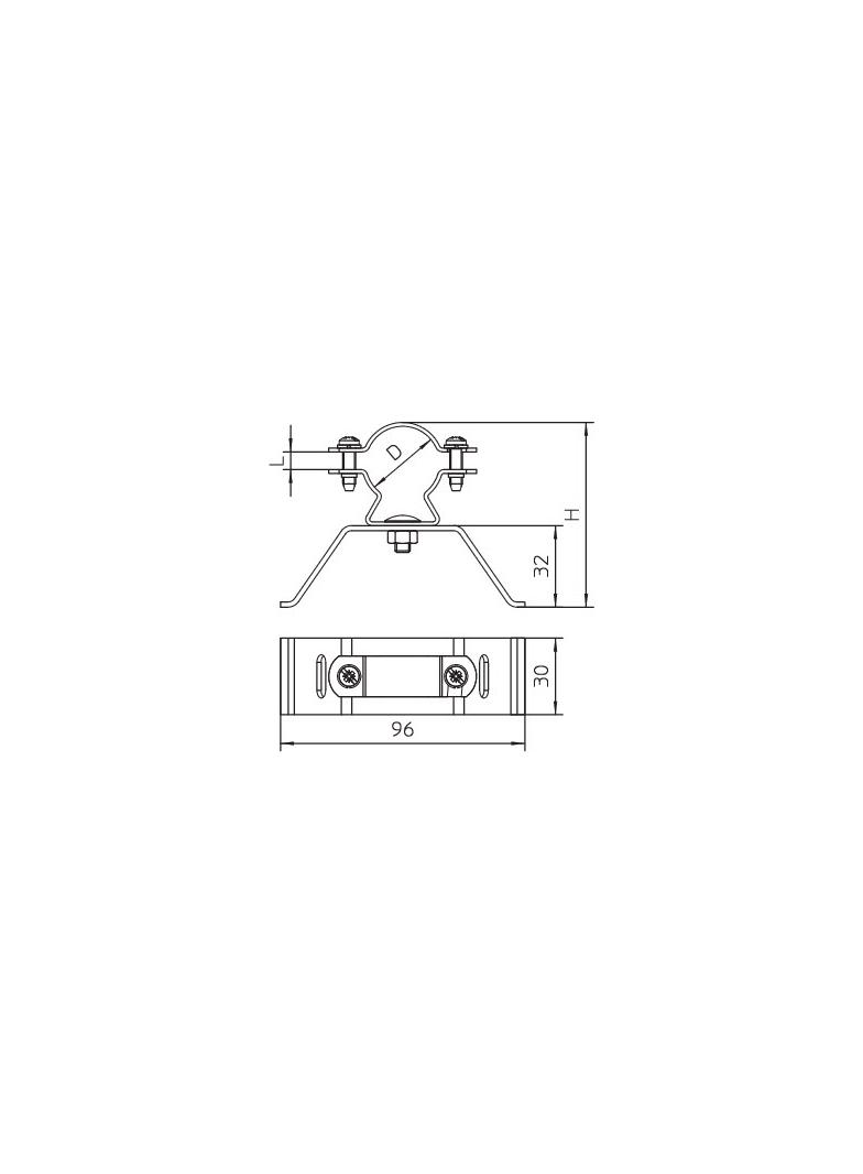 isCon HS 26 VA, Uchwyt montażowy