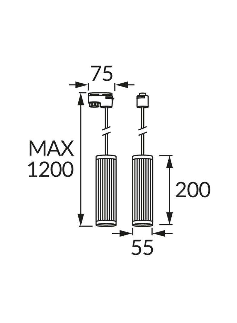 FRIDA TRA 20 GU10 WHITE/CHROME