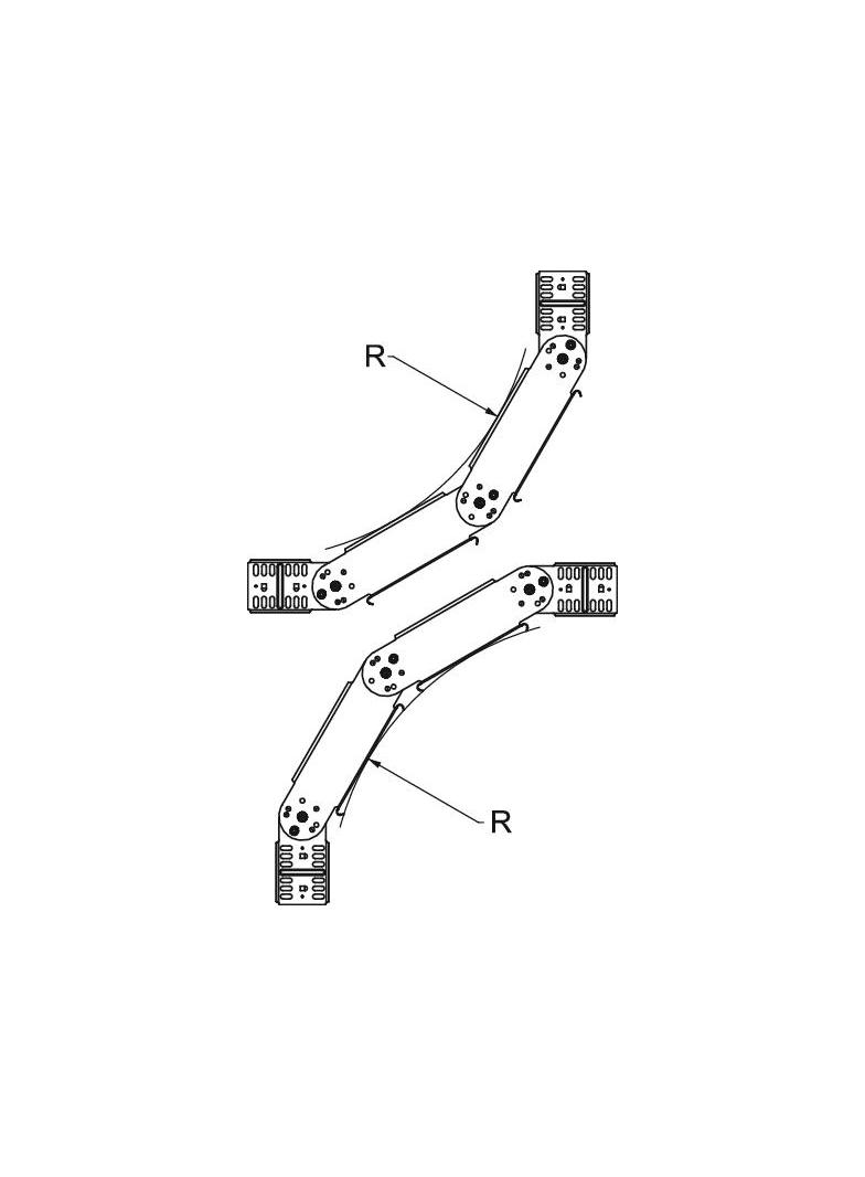 PIONOWY ŁUK PRZEGUB.90 85X400MM
