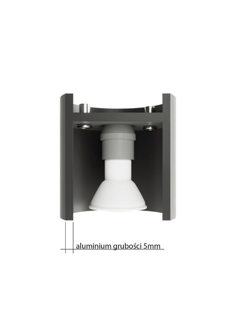 Sollux Plafon TIUBE czarny SL.0697