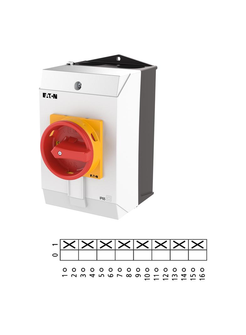 T3-4-8344/I2/SVB Łącznik krzywkowy 32A 13kW 207212 EATON