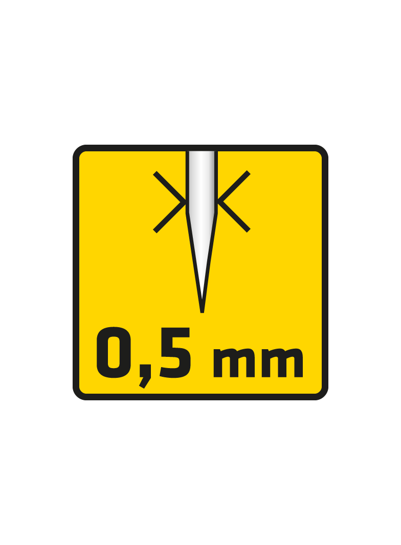 Nóż z ostrzem łamanym 18 mm, 3 ostrza
