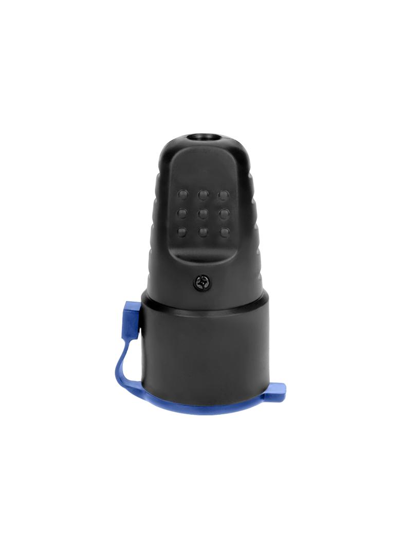 Gniazdo gumowe proste IP44 z uziemieniem, czarne, schuko OR-AE-1314(GS) ORNO