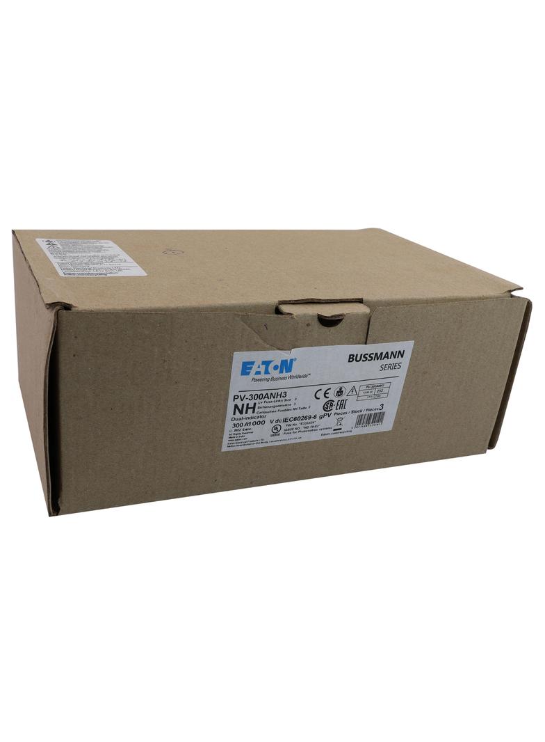 PV-300ANH3 Wkładka PV NH 300A 1000V DC PV rozmiar 3 podwójny wskaźnik PV-300ANH3 EATON