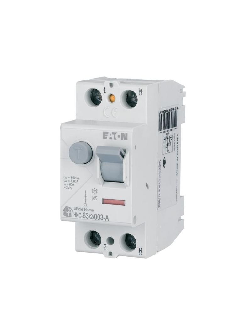 HNC-63/2/003-A Wyłącznik różnicowoprądowy 6kA 63A 2P 30mA typ A 194686 EATON