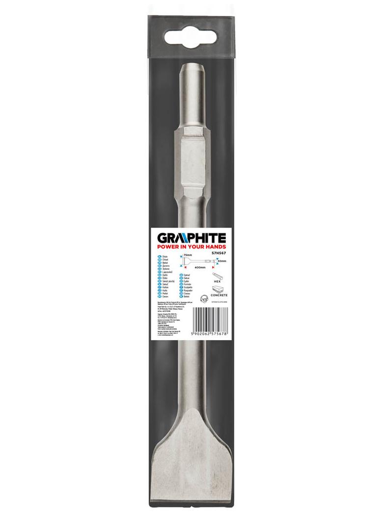 Dłuto hex 30 mm, 75 x 400 mm