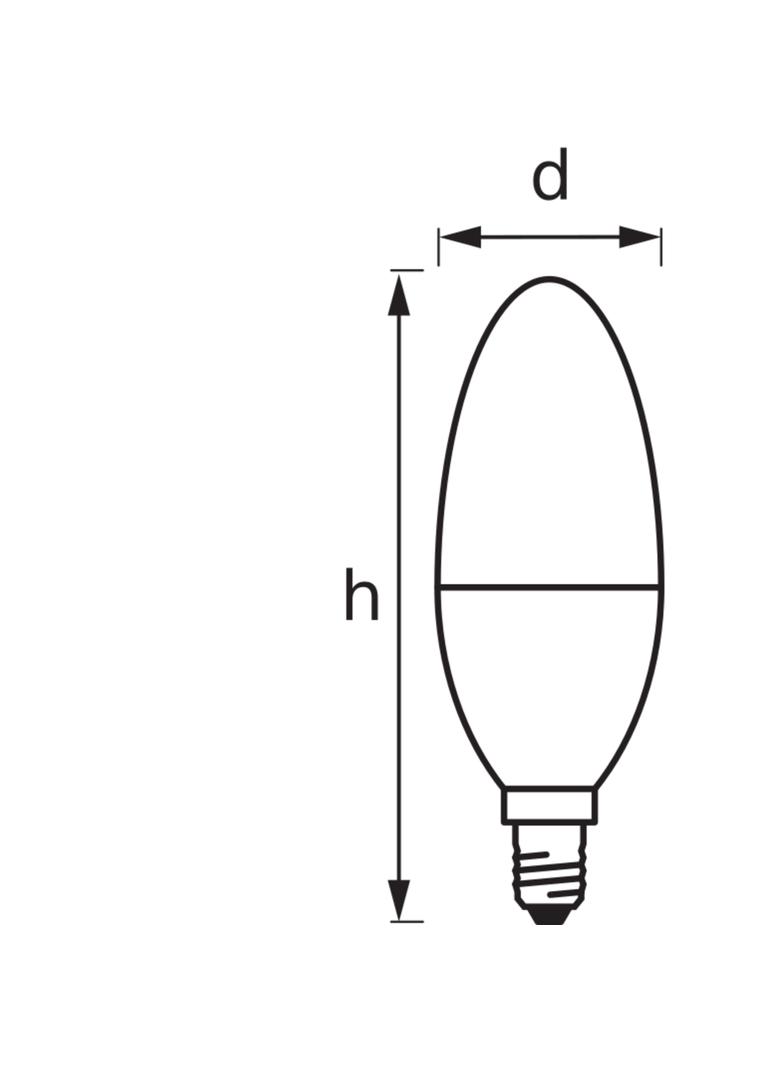 Lampa LED SMART+ ZB CL B Frosted DIM 40 yes 4,9W/ E14