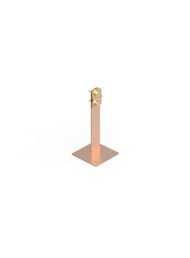 CU UCHWYT DACHOWY Z PŁYTKĄ/skręcany 15.1/S CU