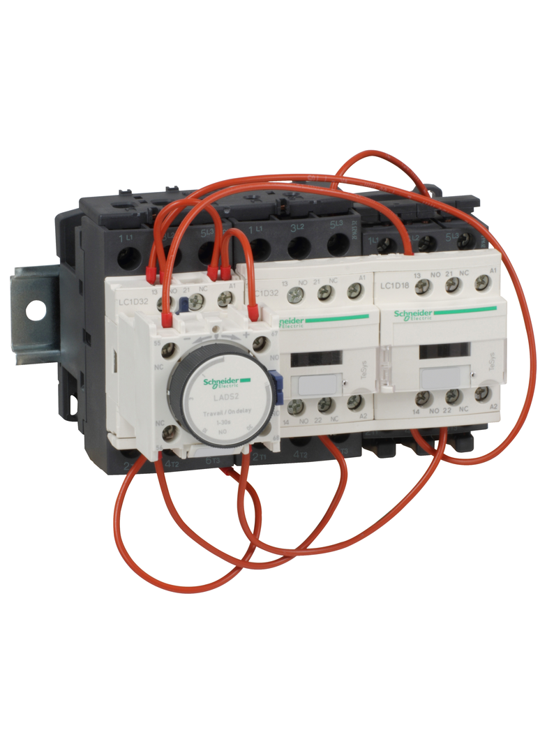 Rozrusznik gwiazda-trójkąt TeSys D 32A 3x3P 3NO cewka 230VAC LC3D320AP7