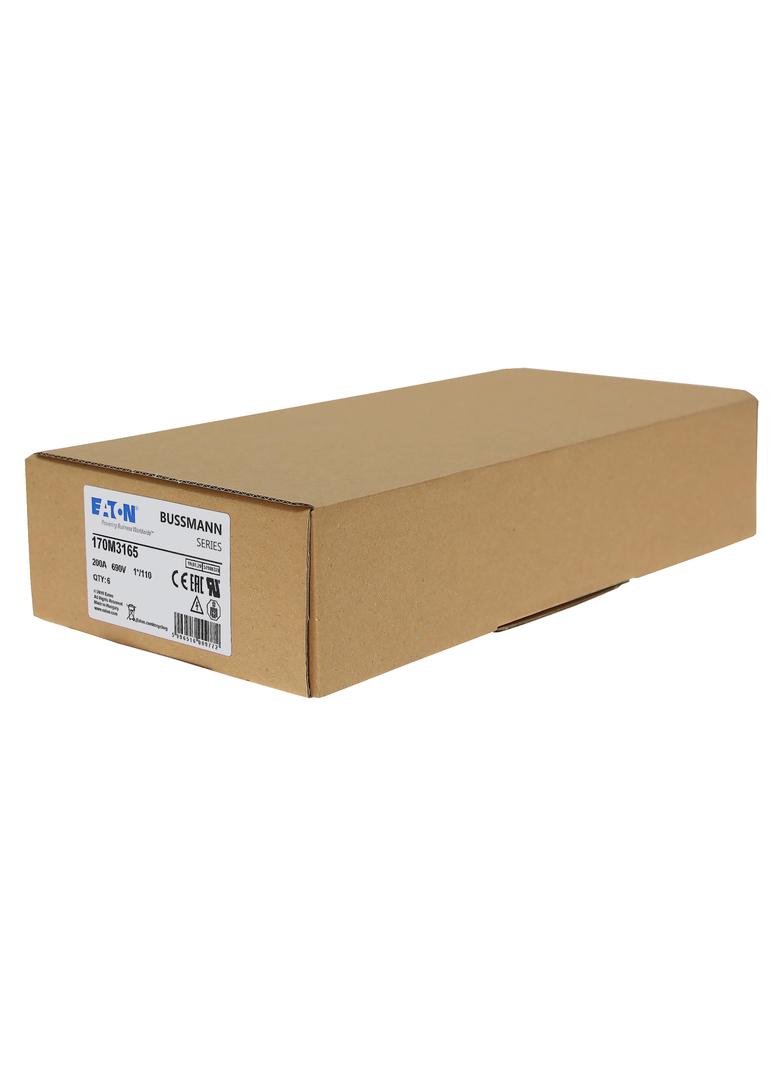 200A 690V 1*/110 aR INDICATOR FUSE Wkładka szybka 200A AC 690V rozmiar 1 45x45x134 mm 170M3165 EATON