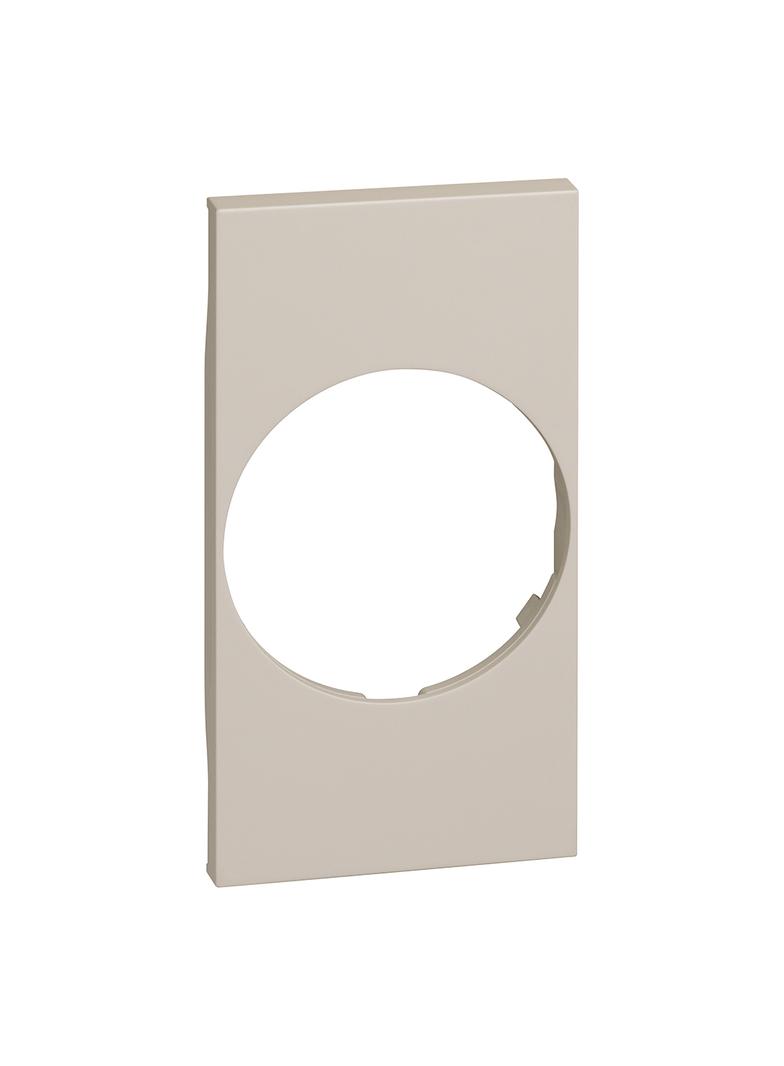 LIVING NOW - PLAKIETKA GNIAZDA 2P+Z SCHUKO - 2 MODUŁY - PIASKOWY BEŻ, Bticino