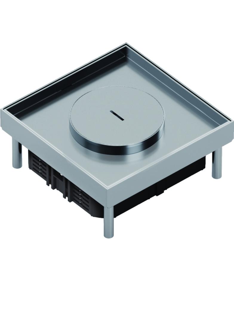 tehalit.VE-EE Pokrywa tubus IP54 20kN EKSQ06 200X200 15mm stal nierdzewna EKSQ060TM15 HAGER