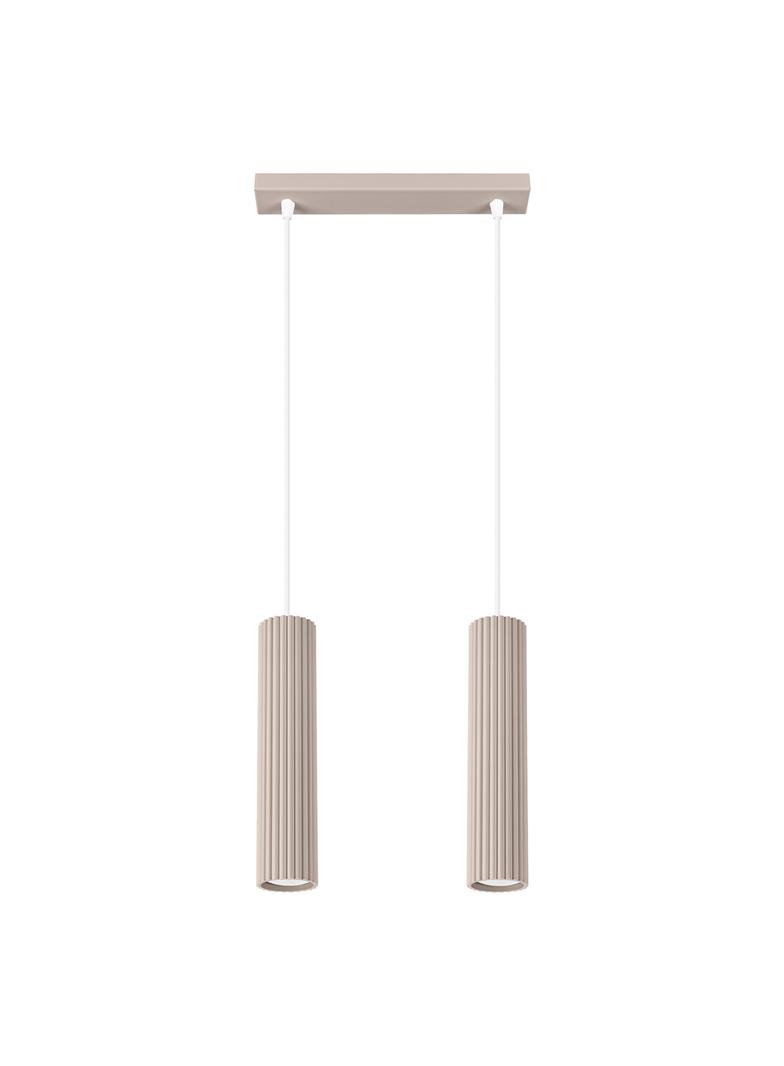 SOLLUX Lampa wisząca KARBON 2 taupe ; SL.1773