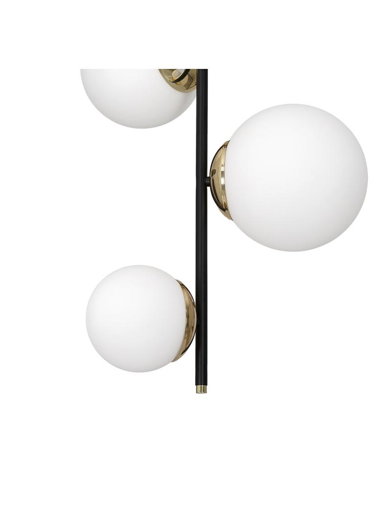 MILAGRO Lampa sufitowa SPARTA BLACK / GOLD 3xE14