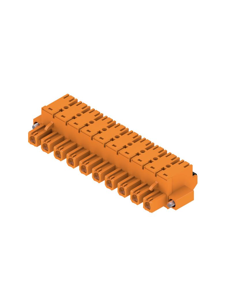 BLF 7.62HP/10/180F SN OR BX Wtyk PCB (złącze wiązki), 7.62 mm, Liczba biegunów: 10, PUSH IN /18szt./ 1230310000 WEIDMÜLLER