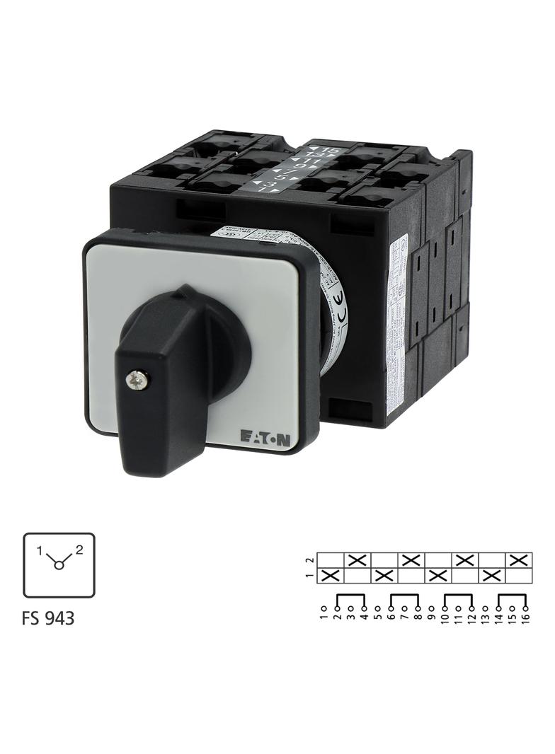 T3-4-8223/E Łącznik krzywkowy 32A 13kW 059465 EATON