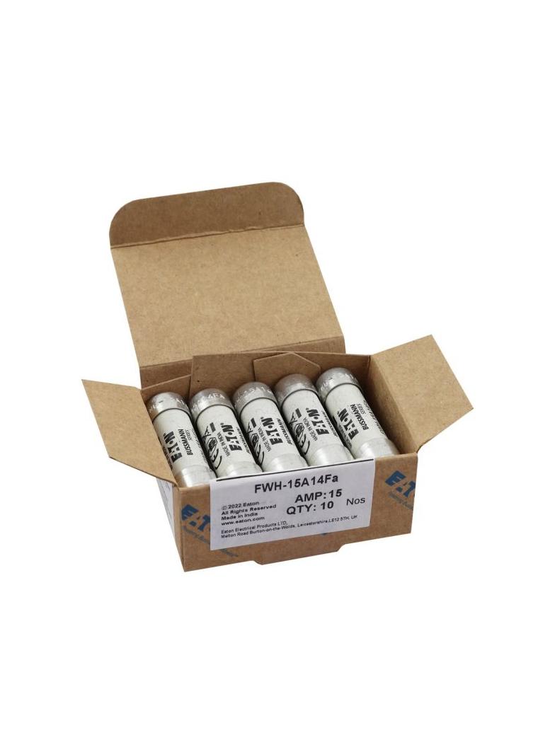 15A 500V AC UL 14x51mm FERRULE FUSE Wkładka szybka 15A AC 500V 14x51 mm aR UL FWH-15A14F EATON