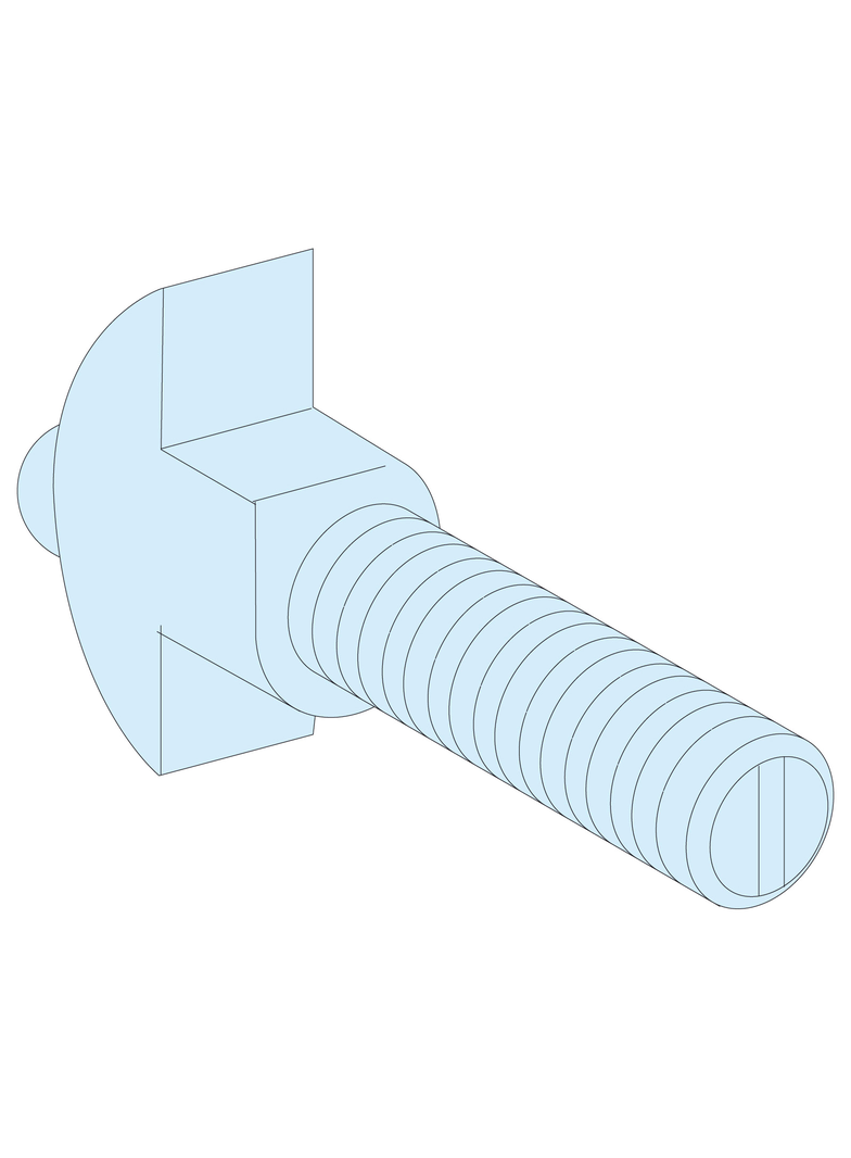 Rozdzielnice PrismaSet, śruby młoteczkowe 39mm 20 sztuk