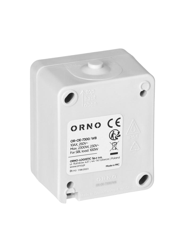 Włącznik pojedynczy hermetyczny natynkowy IP54 OR-OE-7300/WB ORNO