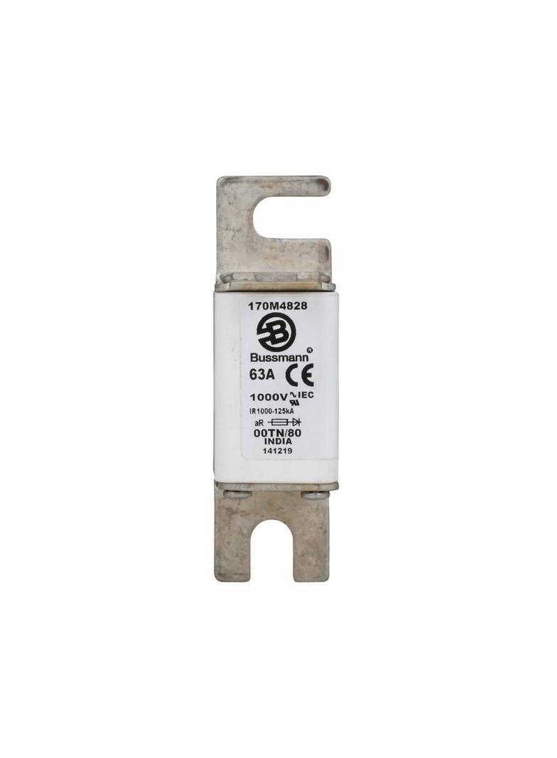 63A 1000V 00TN/80 aR INDICATOR FUSE Wkładka szybka 63A AC 1000V rozmiar 00 30x47x98 mm aR D 170M4828
