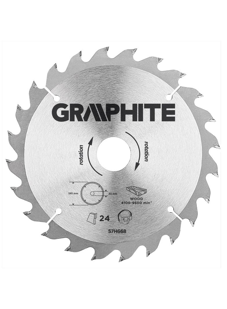 Tarcza do pilarki, widiowa, 190 x 30 mm, 24 zęby