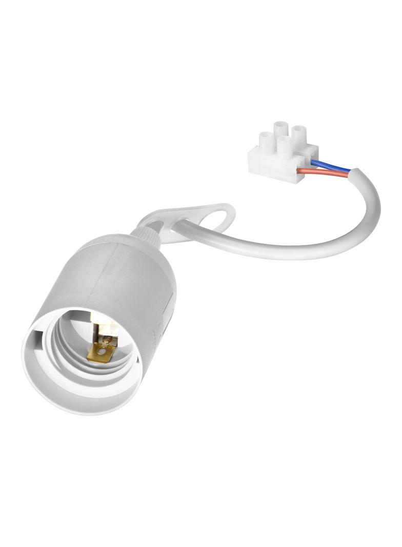 Oprawka remontowa E27, biała, zestaw 10 szt.