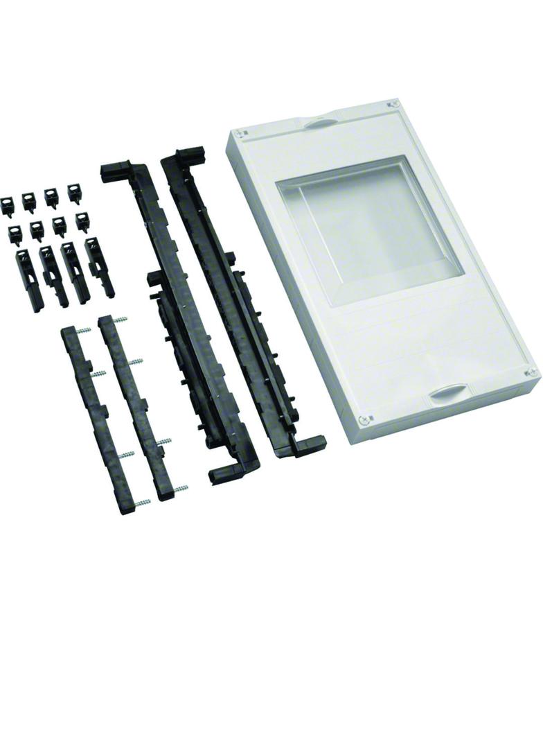 univers N Blok dla szyn zbiorczych poziomych 60mm 1xNH12 z przez. szybą 450x250mm UE31E9 HAGER