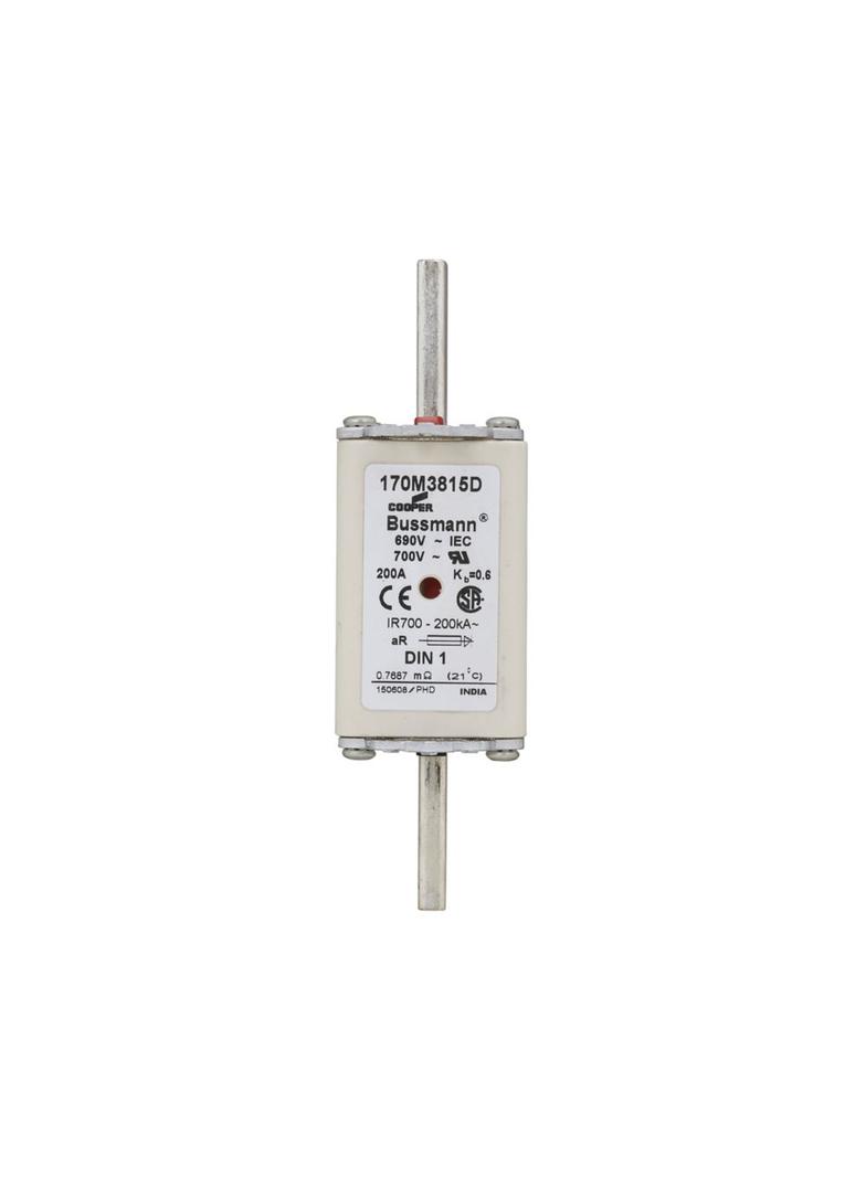 FUSE 200A 690V aR DIN 1 HSDNH Wkładka szybka 200A 690V aR DIN 1 podwójny wskaźnik 170M3815D EATON