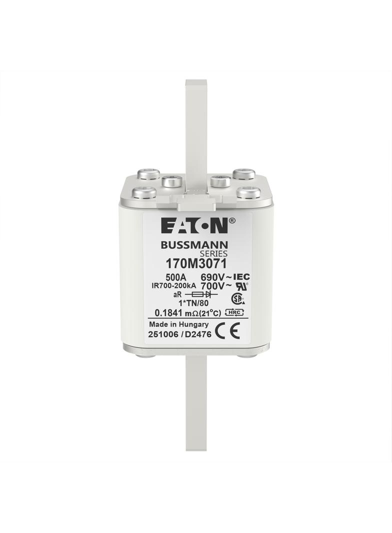 500A 690V 1*TN/80 aR INDICATOR FUSE Wkładka szybka 500A AC 690V compact DIN 1 45x58x104 mm 170M3071