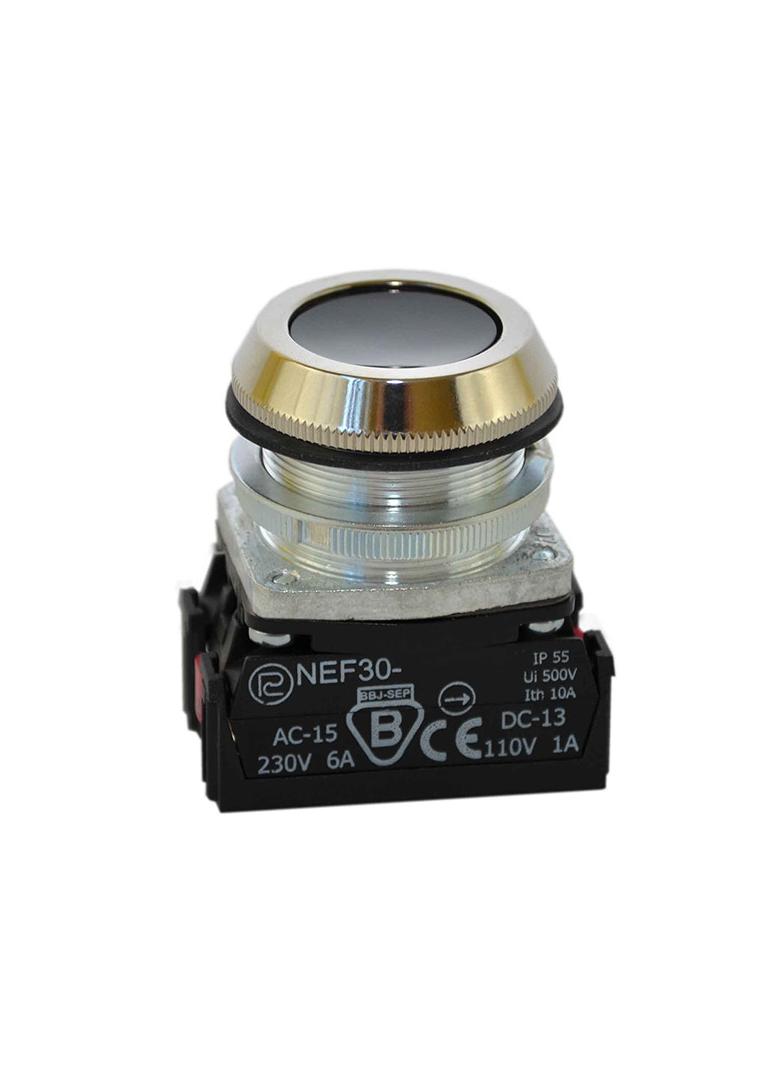 Przycisk NEF30-K2Y/W3 czarny W0-NEF30-K 2Y/W3 S PROMET