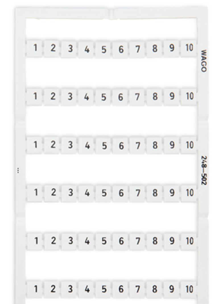 oznaczniki Mini-WSB 10 x 1...10 /5szt./ WAGO