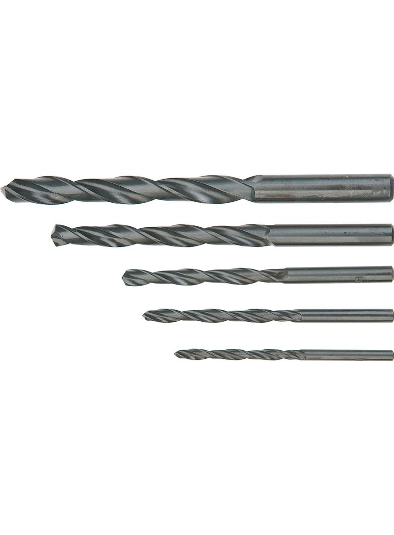 Wiertła do metalu HSS, 4.0-10.0 mm, zestaw 5 szt.