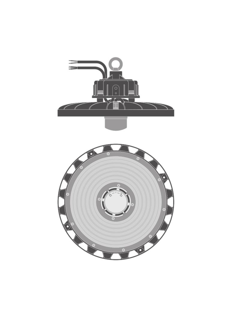 Oprawa HIGH BAY SENSOR 93W 4000K 110DEG IP65