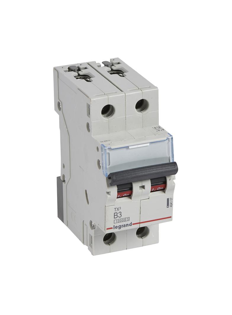 Wyłącznik Nadprądowy S 312 2P B3A 10000A TX3  404107 LEGRAND