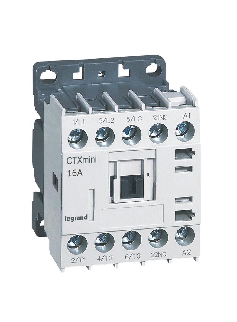 STYCZNIK CTX3 MINI 3P 16A 1NC 415V AC, Legrand