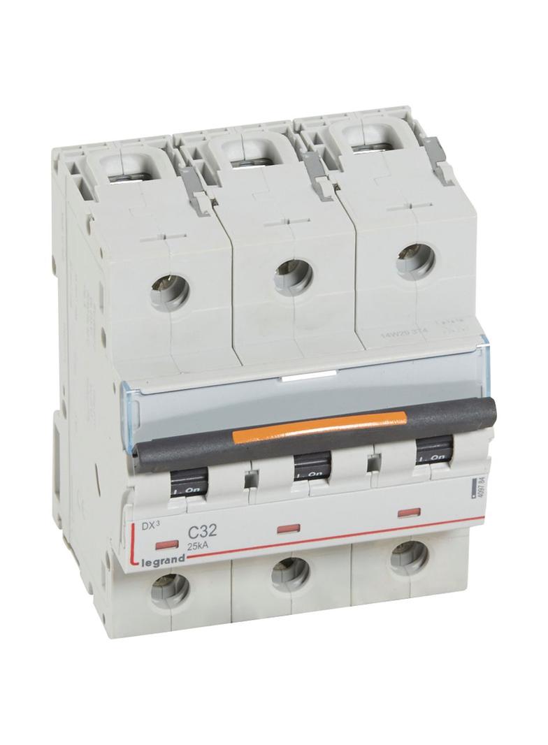 Wyłącznik Nadprądowy S323 C32 3P 32A 25Ka DX3 409784 LEGRAND