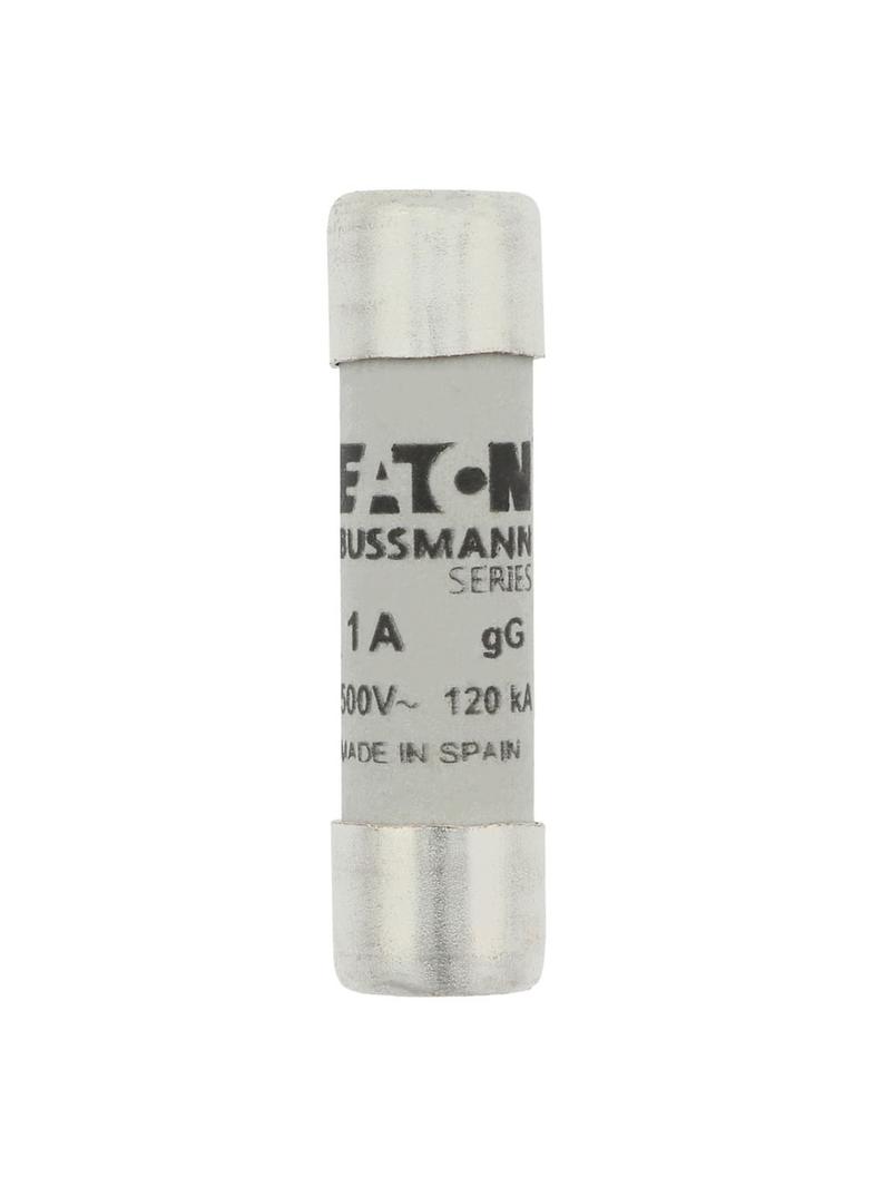 CYLINDRICAL FUSE 10 x 38 1A GG 500V AC Wkładka cylindryczna 10 x 38mm 1A GG 500V AC C10G1 EATON
