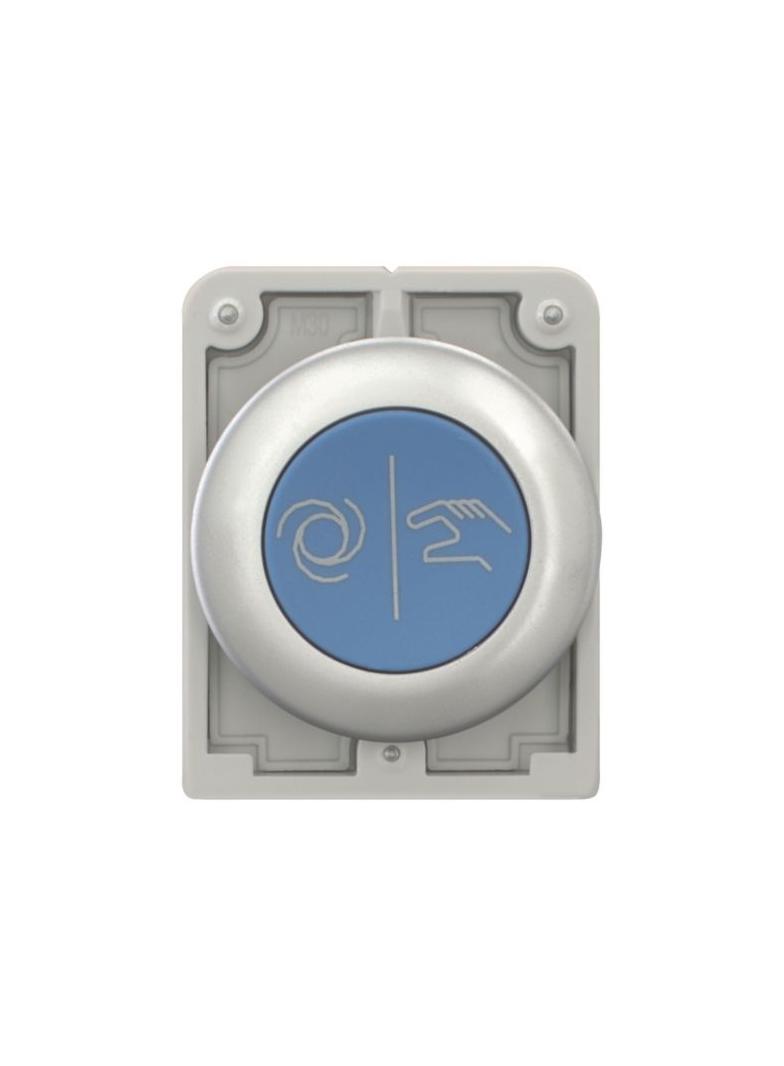 M30C-FD-B-X217 Przycisk 30mm płaski niebieski X217 z samopowrotem 182967 EATON